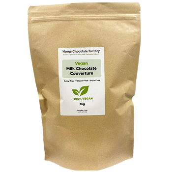 HCF Vegan Milk Chocolate Couverture - 1kg bag